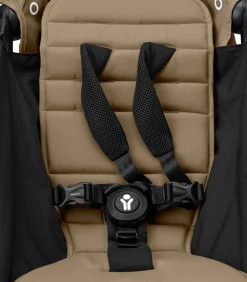 Stokke® YOYO³ Klapvogn - toffee på sort stel- Rejseklapvogne